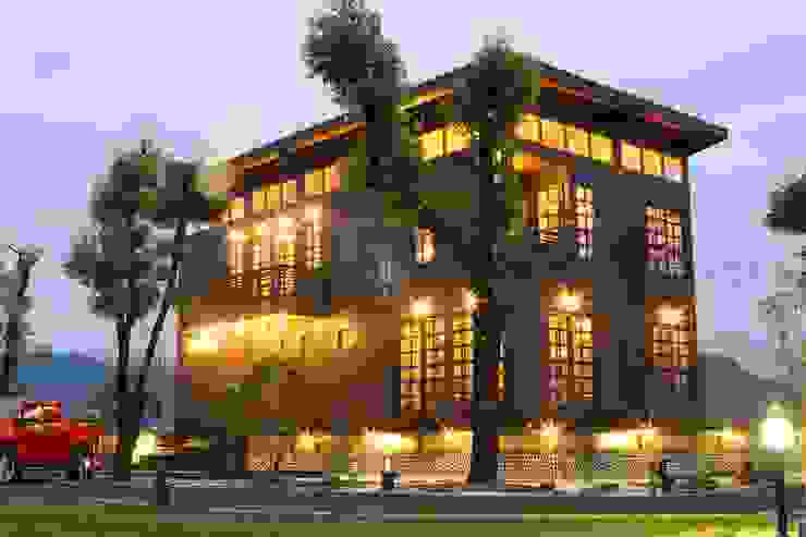 【木建築】宜蘭三星鄉│江宅│獨棟別墅│建坪100坪 根據 閮檍設計 Ting Yi Design 古典風 實木 Multicolored