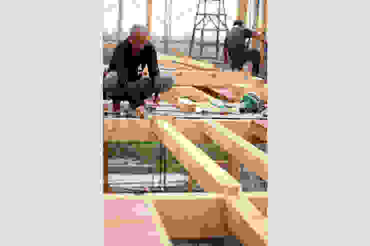 【木建築】宜蘭三星鄉│江宅│獨棟別墅│建坪100坪 根據 閮檍設計 Ting Yi Design 古典風 實木 Multicolored