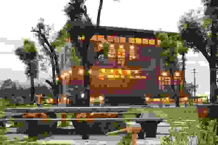 【木建築】宜蘭三星鄉│江宅│獨棟別墅│建坪100坪 根據 閮檍設計 Ting Yi Design 古典風 實木 Multicolored
