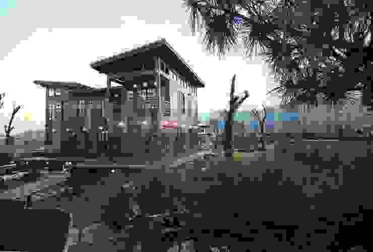 【木建築】宜蘭三星鄉│江宅│獨棟別墅│建坪100坪 根據 閮檍設計 Ting Yi Design 古典風 實木 Multicolored