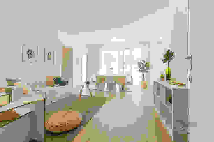 Appartamento campione in cantiere di Rho (MI), Home Staging & Dintorni Home Staging & Dintorni Livings de estilo escandinavo