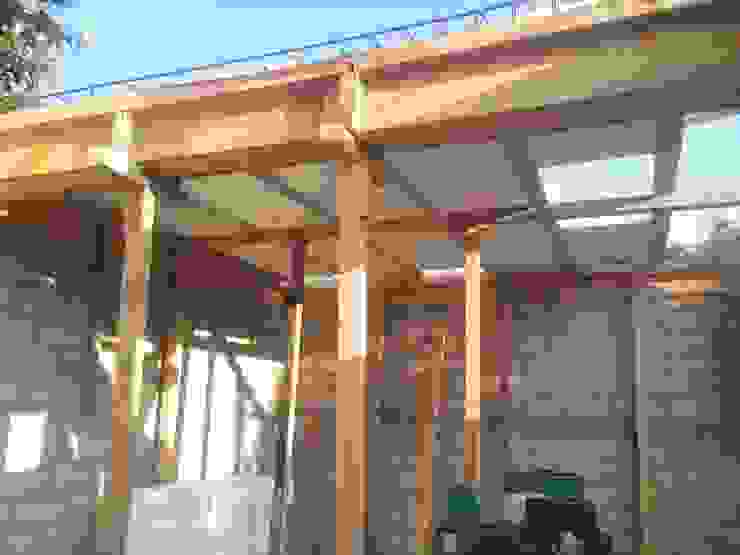 ​Vista de losa al momento de su colocación. taller garcia arquitectura integral Comedores rurales