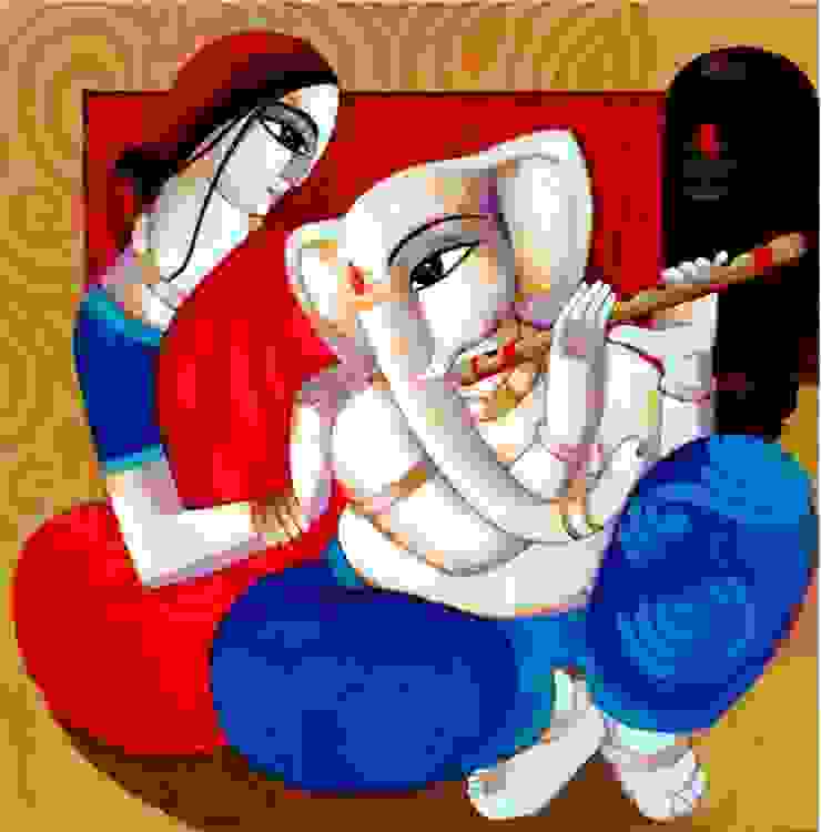 Pick Vivid Ganesh Janani Painting From Indian Art Ideas By