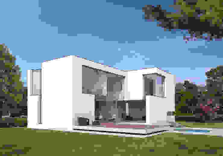 Einfamilienwohnhaus in Hannover, Fichtner Gruber Architekten Fichtner Gruber Architekten منازل
