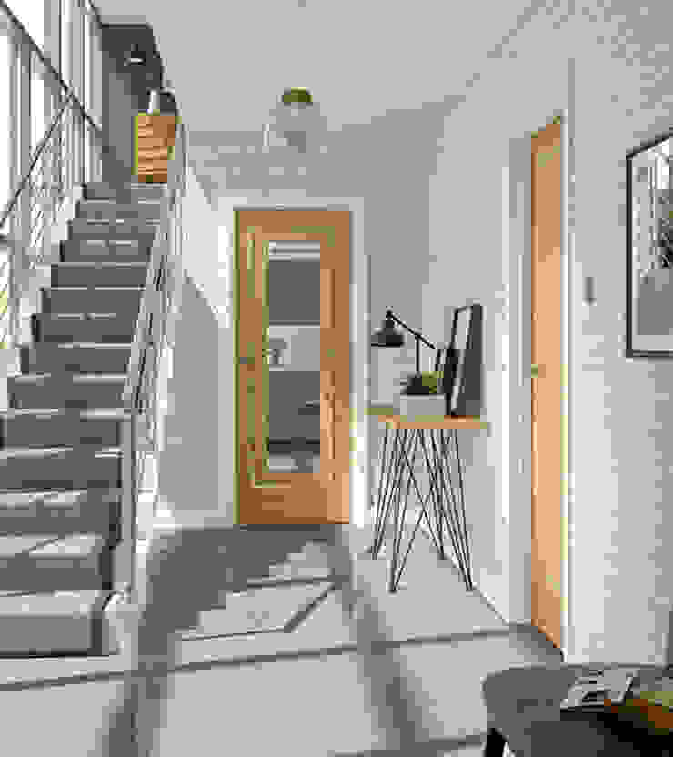 modern  by Modern Doors Ltd, Modern Engineered Wood Transparent 