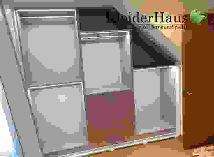 Fitted Sloping Ceiling Sliding Door Wardrobe By Kleiderhaus Ltd