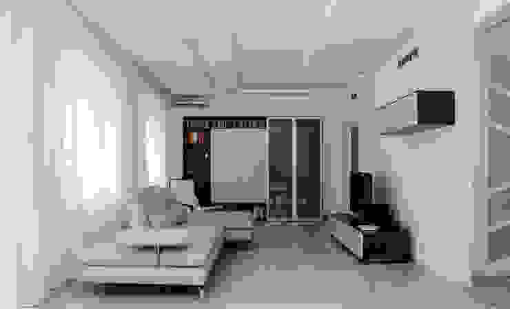 " Polihouse" , Luca Bucciantini Architettura d’ interni Luca Bucciantini Architettura d’ interni Living room Wood White