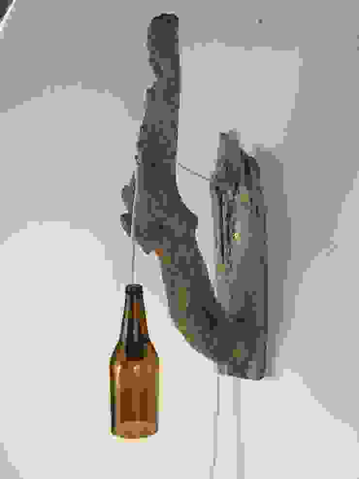 Wandlampe Aus Treibholz Und Glasflasche By Meister Lampe Homify