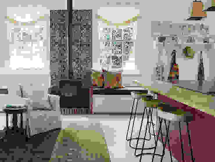 Cape Town, Natalie Bulwer Interiors Natalie Bulwer Interiors Eclectische keukens