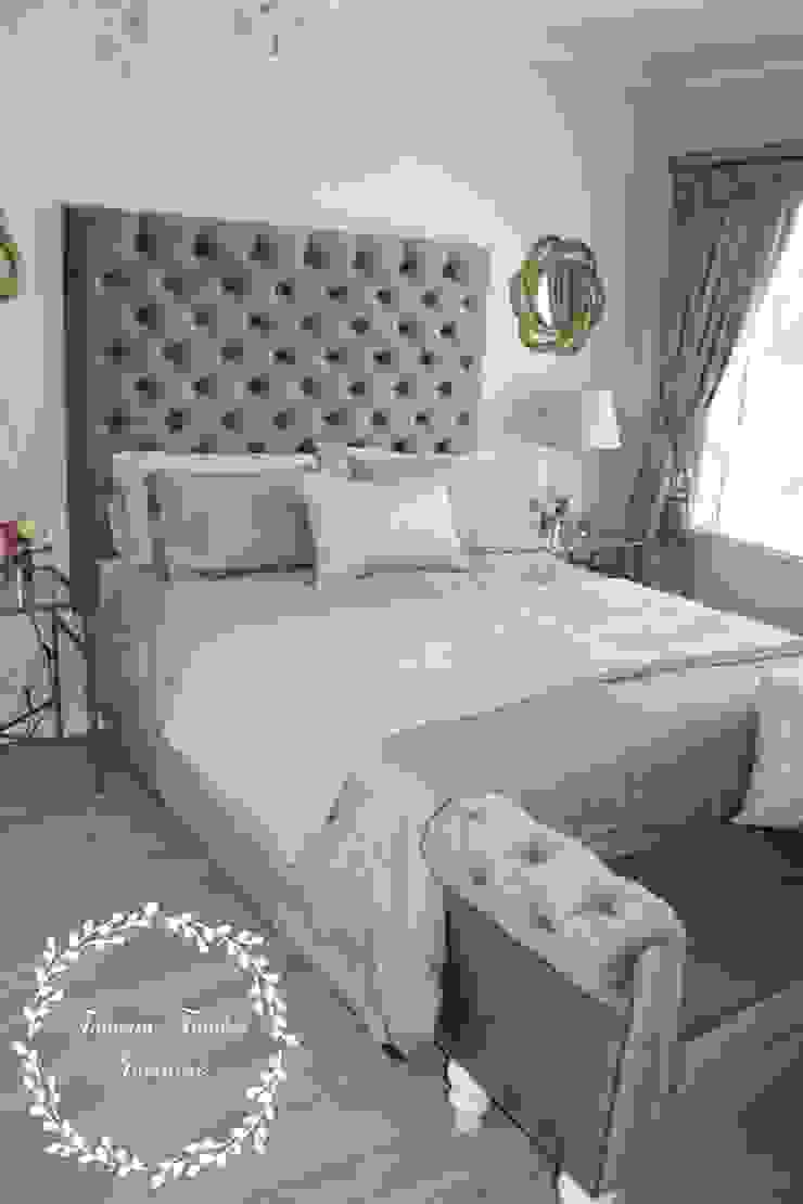 Fit For A Queen Pink Grey Gold Bedroom Von Tamsyn Fowler