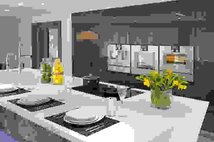 Mulberry The Wood Works Dapur Modern Kaca Grey
