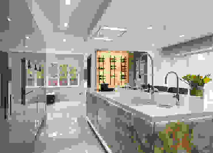 Mulberry The Wood Works Dapur Modern Beton Grey