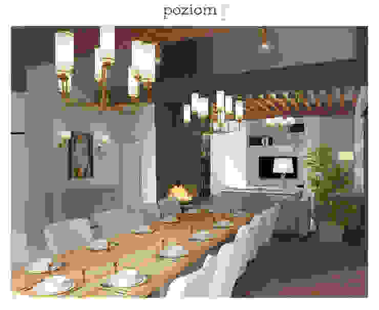 Projekt domu pod Białą Podlaską, poziom3. poziom3. Classic style dining room