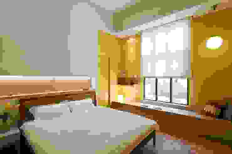 JIMU 泰山林宅, 吉畝室內裝修有限公司 吉畝室內裝修有限公司 Kamar Tidur Gaya Skandinavia