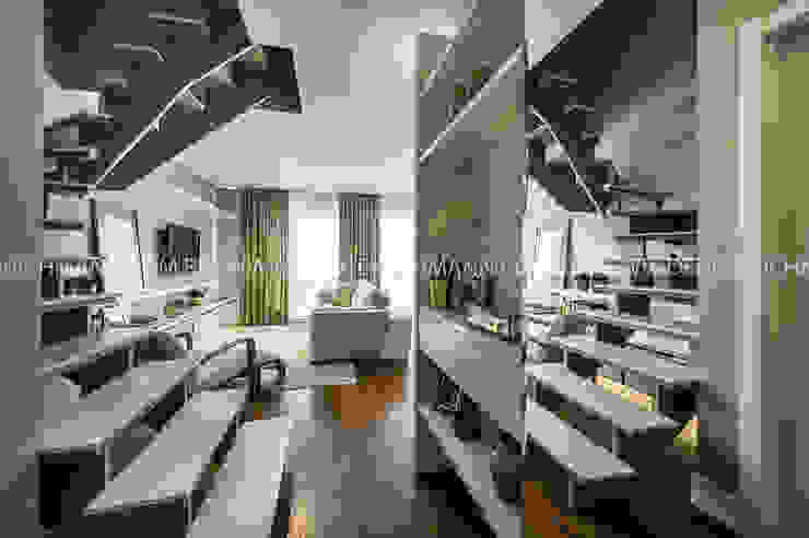 Modern corridor, hallway & stairs by Treez Arquitetura+Engenharia Modern MDF