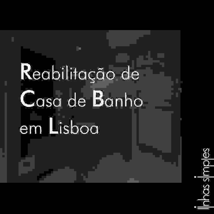 모던스타일 욕실 by Linhas Simples 모던 돌