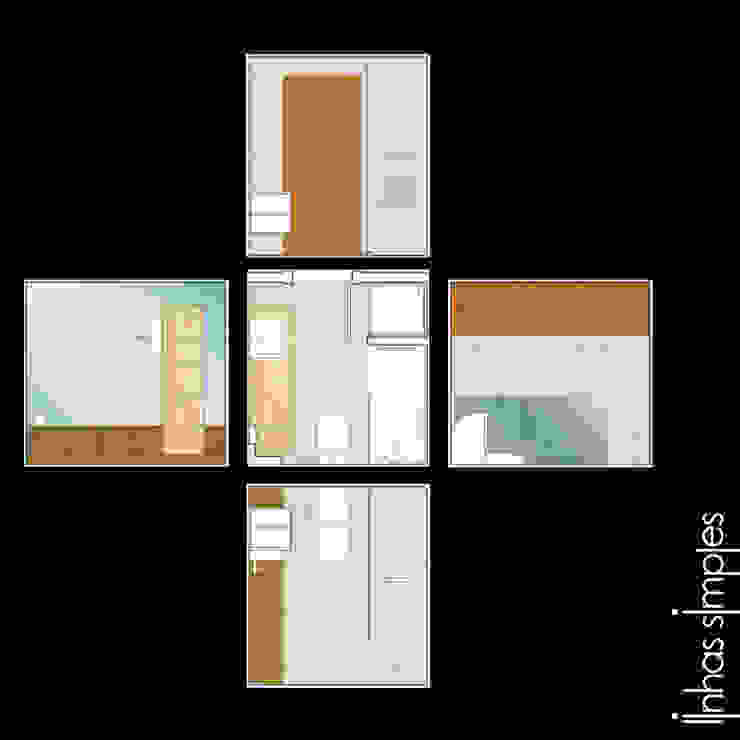 Linhas Simples의 현대 , 모던   