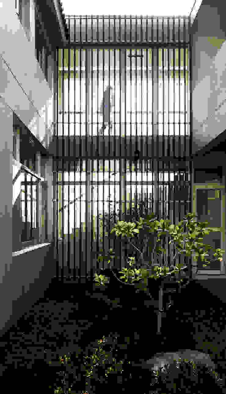 Glocal Architecture Office (G.A.O) 吳宗憲建築師事務所/安藤國際室內裝修工程有限公司 Nowoczesny ogród