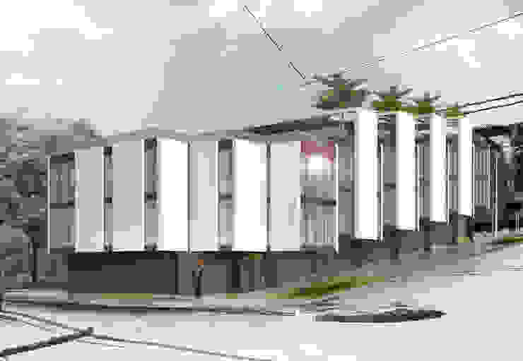 Departamentos en Barrio Gamma, Proa Arquitectura Proa Arquitectura Dormitorios modernos: Ideas, imágenes y decoración Ladrillos Blanco