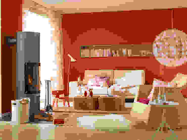 Wohnen ist so individuell, wie Sie selbst., Birgit Knutzen Innenarchitektur Birgit Knutzen Innenarchitektur Scandinavian style living room Red