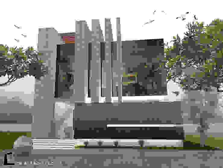 CN y Arquitectos Nowoczesne domy Wzmocniony beton