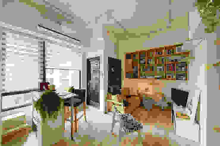 開放式的LDK空間 一葉藍朵設計家飾所 A Lentil Design Living room