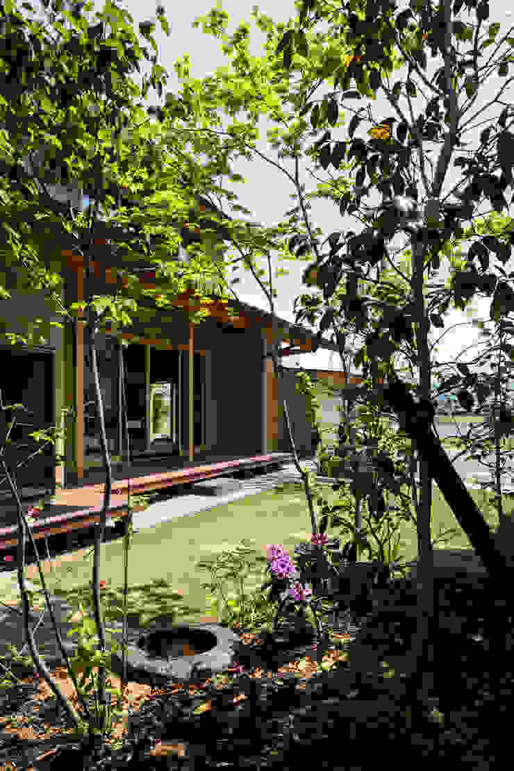 小笠原建築研究室 Modern Garden Wood Green