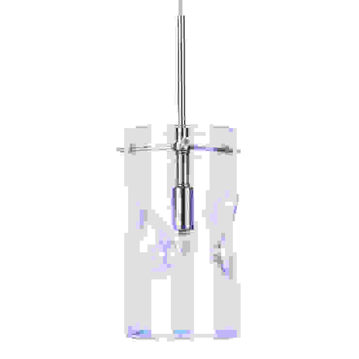 Monet 1 Light Petroleum Tinted Glass Ceiling Pendant - Chrome Litecraft SoggiornoIlluminazione Vetro