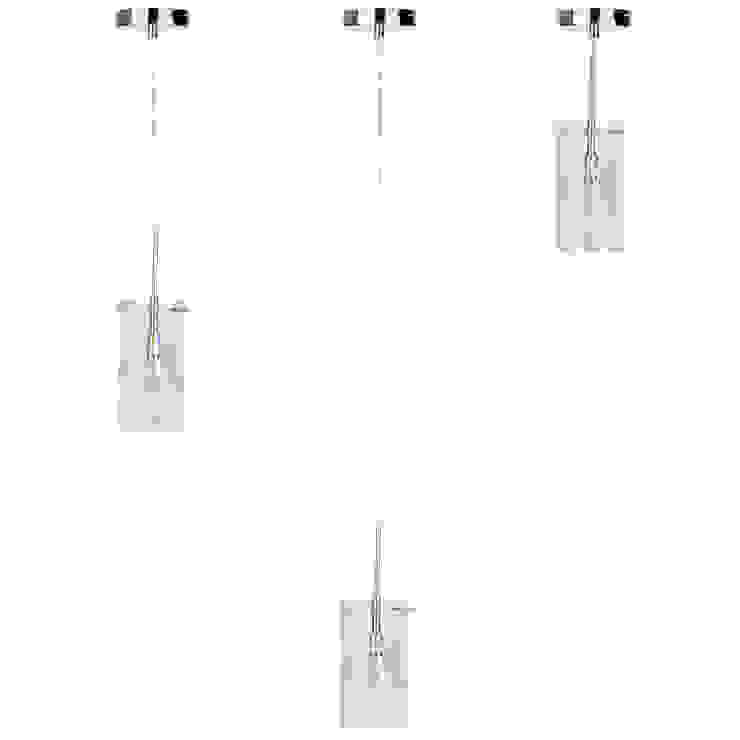 Monet 1 Light Petroleum Tinted Glass Ceiling Pendant - Chrome Litecraft SoggiornoIlluminazione Vetro