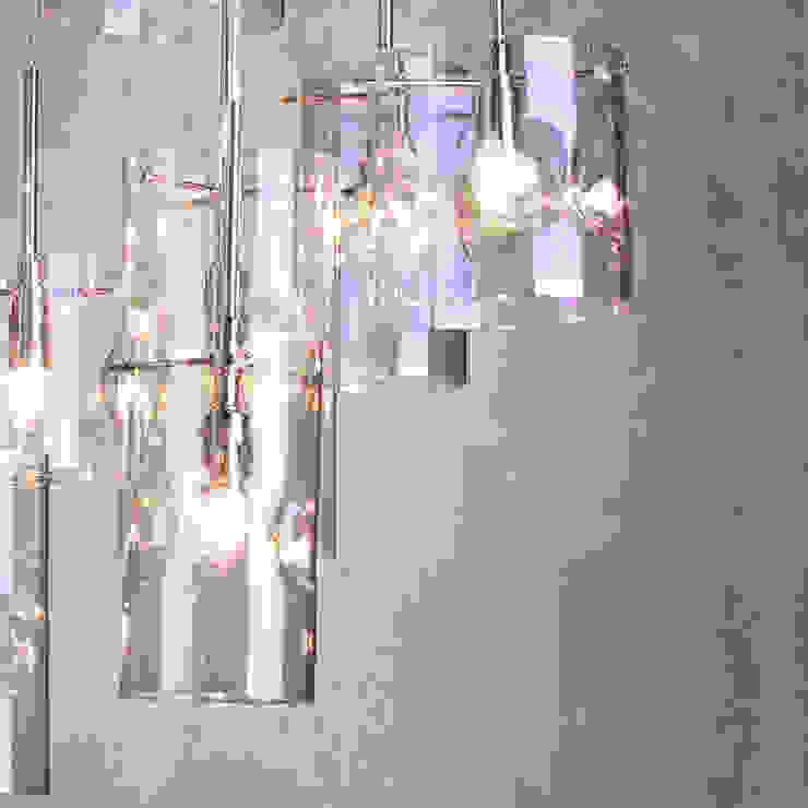 Monet 9 Light Petroleum Tinted Glass Ceiling Pendant Litecraft SoggiornoIlluminazione Vetro
