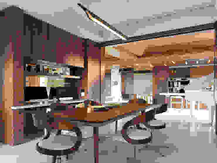 H之所在 H house, 禾築國際設計Herzu Interior Design 禾築國際設計Herzu Interior Design Moderne Esszimmer