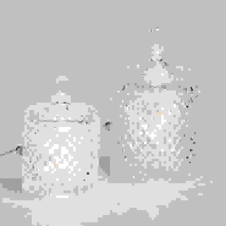 2 Light Vintage Decanter Style Table Lamp Jars - Glass Litecraft Living roomLighting