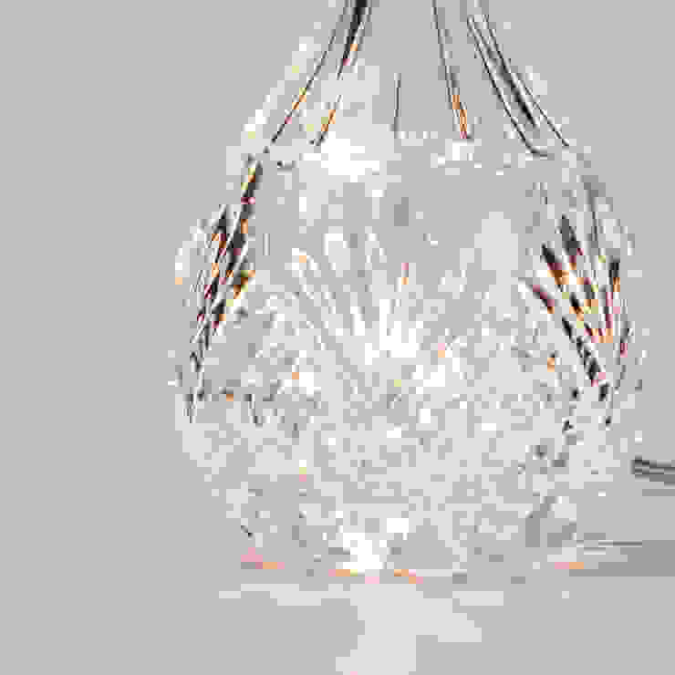 1 Light Round Vintage Decanter Table Lamp - Glass Litecraft Living roomLighting