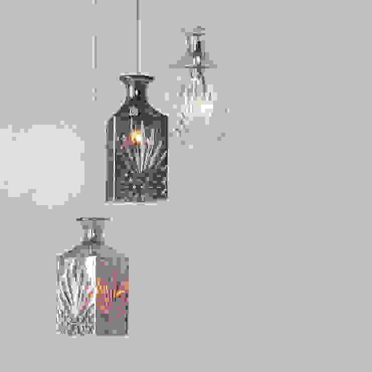 Gatsby 3 Light Cluster Pendant Light With Glass Shades - Chrome Litecraft Living roomLighting