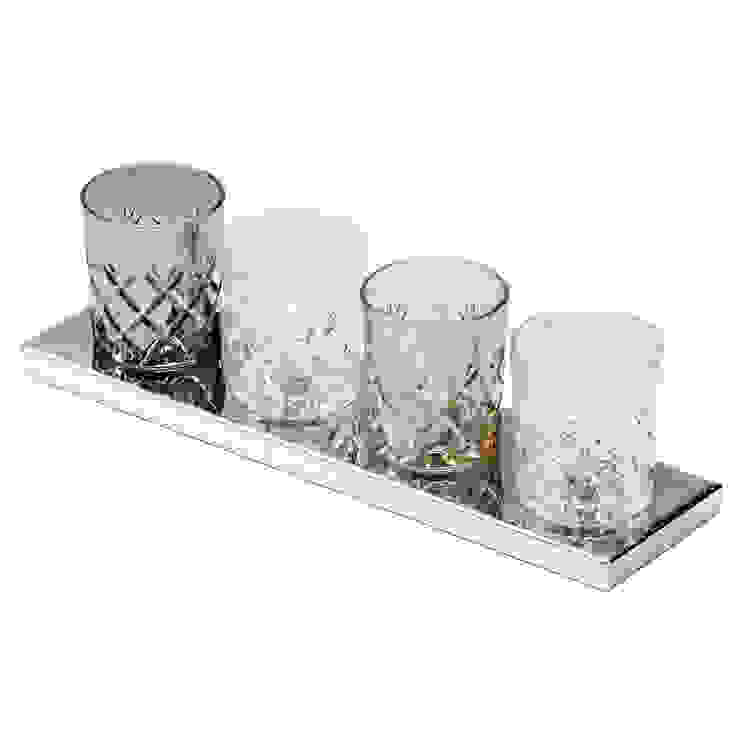 Gatsby Crystal Tumbler 4 Light Table Lamp - Glass and Chrome Litecraft Living roomLighting