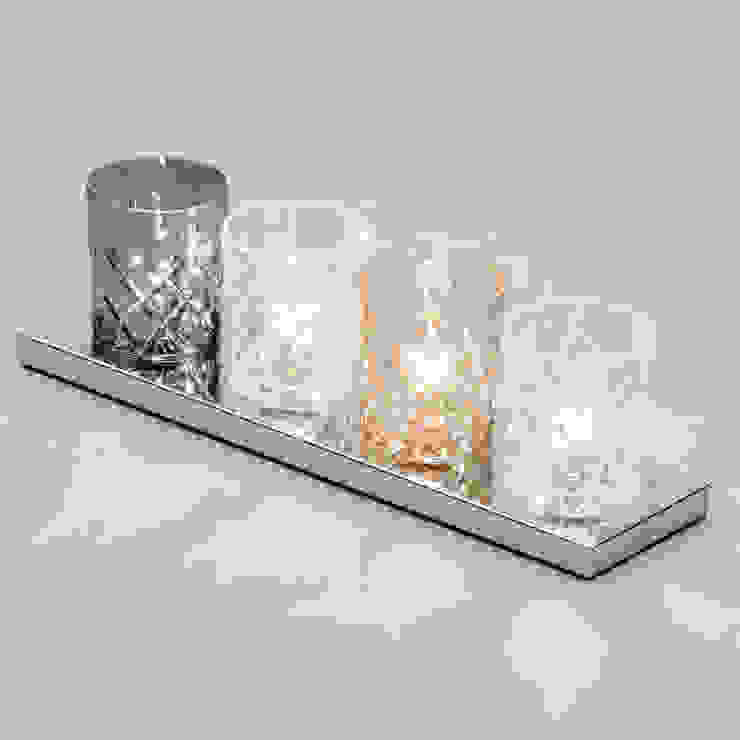Gatsby Crystal Tumbler 4 Light Table Lamp - Glass and Chrome Litecraft Living roomLighting