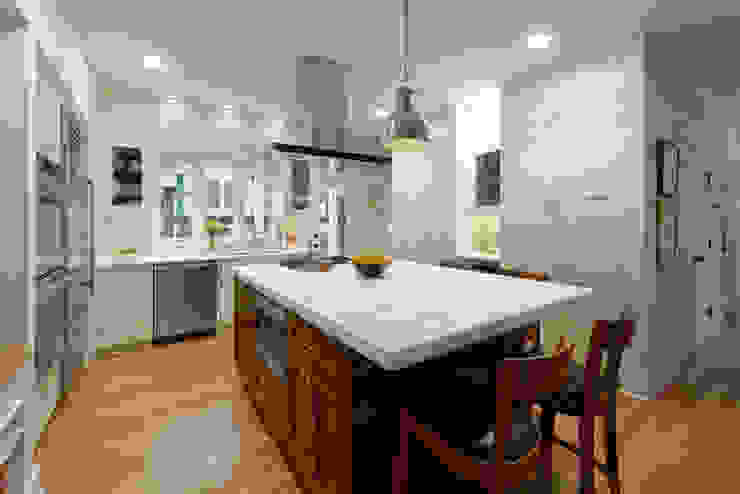 Stylish First-Floor Bungalow Renovation in Arlington, VA BOWA - Design Build Experts Kitchen