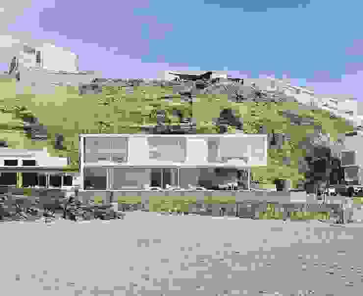 Casa en playa Misterio, ARCHITECTS ARCHITECTS Minimalist houses Concrete White