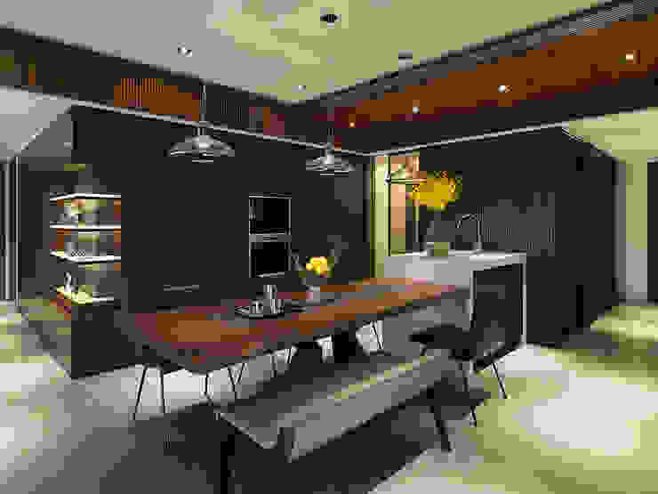 Sky Villa, ACE 空間制作所 ACE 空間制作所 Tropical style dining room