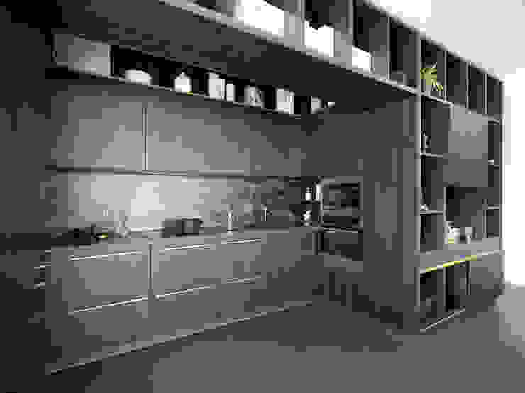 Die Im Wohnregal Versteckte Kuche By Schmidt Kuchen Homify