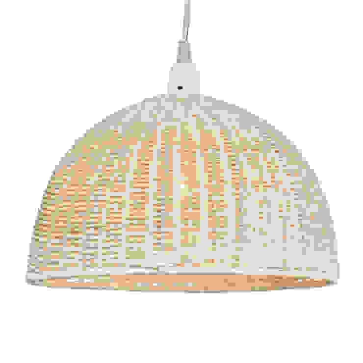 Wicker Dome Easy to Fit Ceiling Light Shade Litecraft SoggiornoIlluminazione