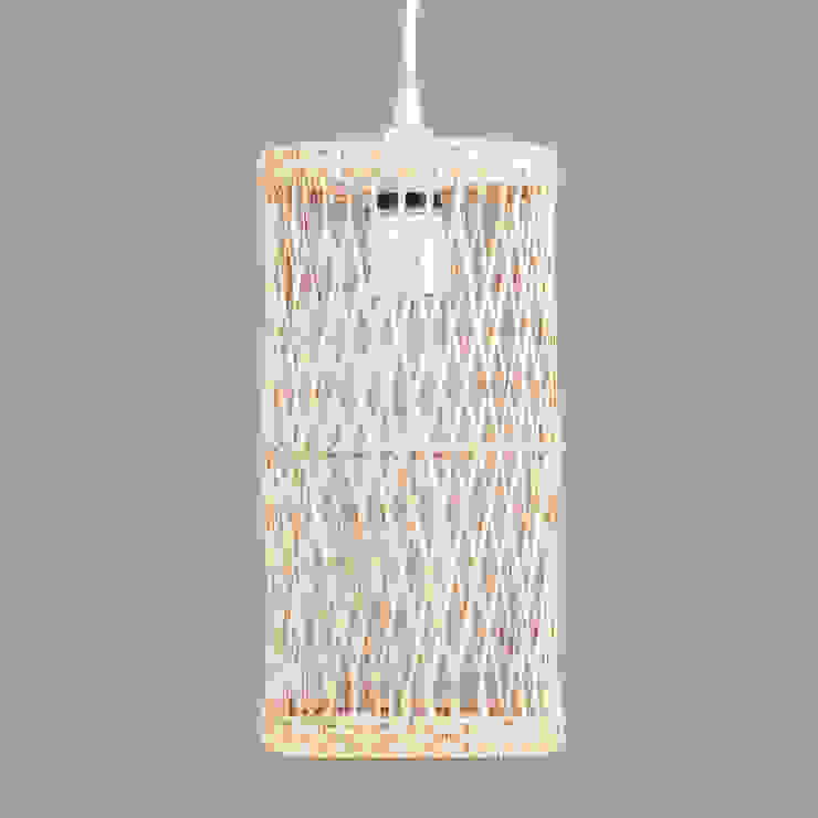 Milton Easy to Fit Light Shade Wicker Woven Cylinder Litecraft SoggiornoIlluminazione