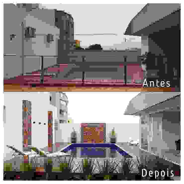 Antes E Depois Edicula E Piscina Homify