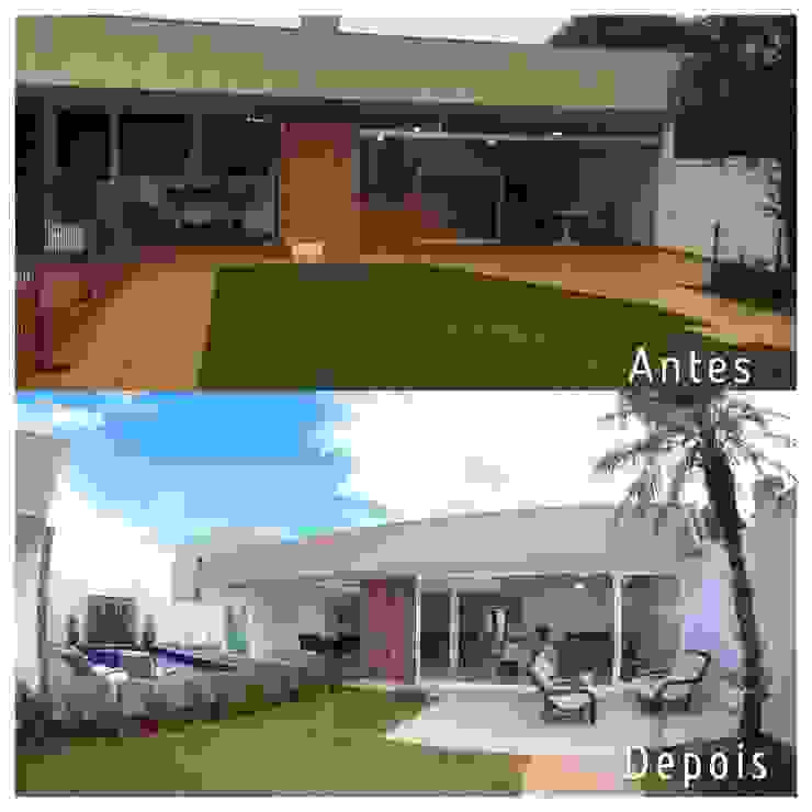 Antes E Depois Edicula E Piscina Homify