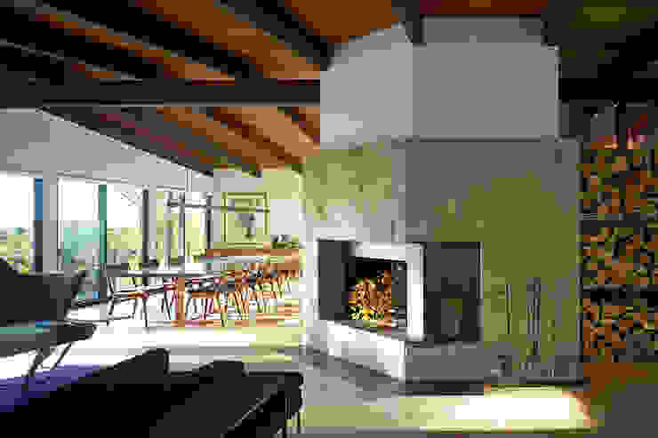 Paradise Lane, Litchfield County, CT, BILLINKOFF ARCHITECTURE PLLC BILLINKOFF ARCHITECTURE PLLC Modern Living Room