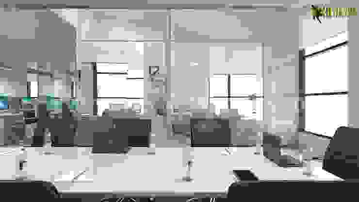Office Design And Modern Commercial Building By Yantram 3d