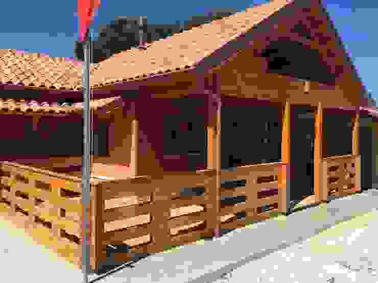 casetta in legno GardenDeco Casa di legno Legno Marrone casetta in legno