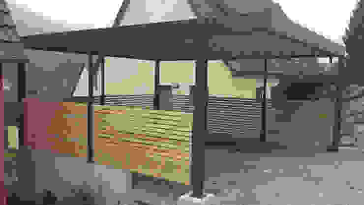 Stahlcarport Mit Sibirischer Larche Homify