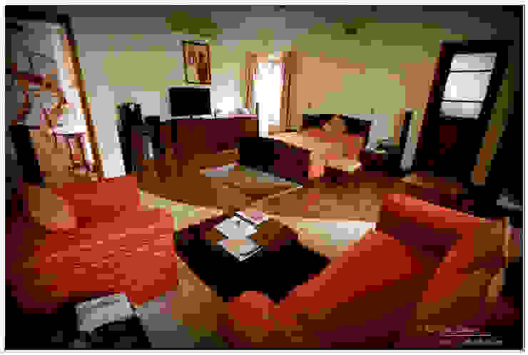 Temple Bells—Arati and Sundaresh's Residence Sandarbh Design Studio Eclectic style bedroom