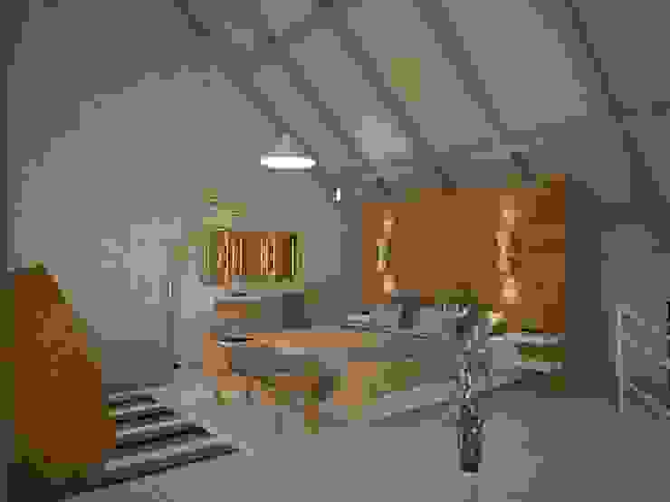 homify Dormitorios de estilo escandinavo Madera Beige